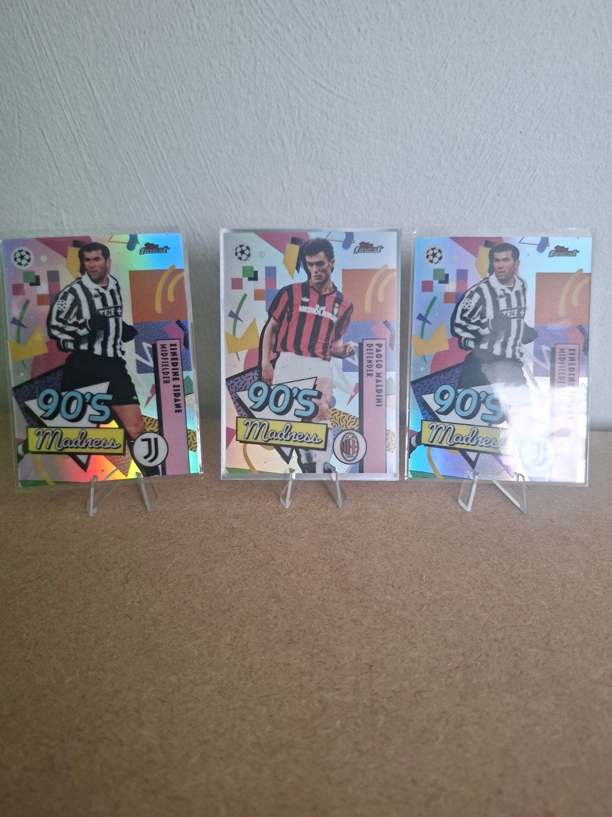 Voetbal Spelerskaarten: Zidane & Maldini 90's Madness, Verzamelen, Ophalen of Verzenden