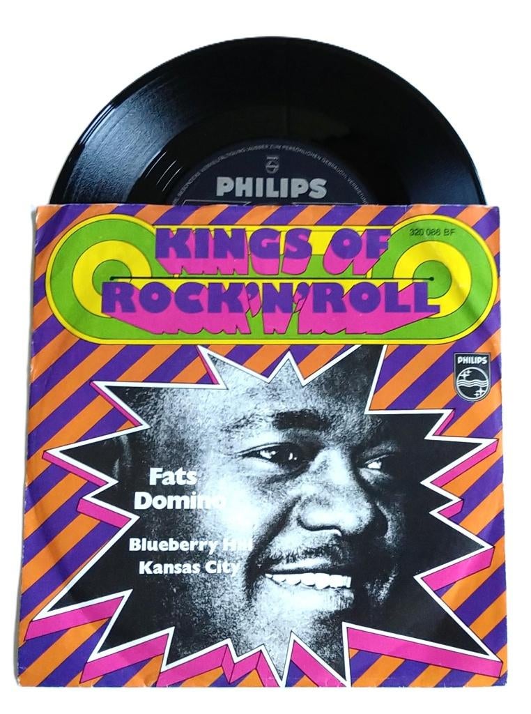 Fats Domino - Kansas city / Live: Blueberry hill (DE1968), Cd's en Dvd's, Vinyl Singles, Verzenden, 7 inch, Single, Zo goed als nieuw