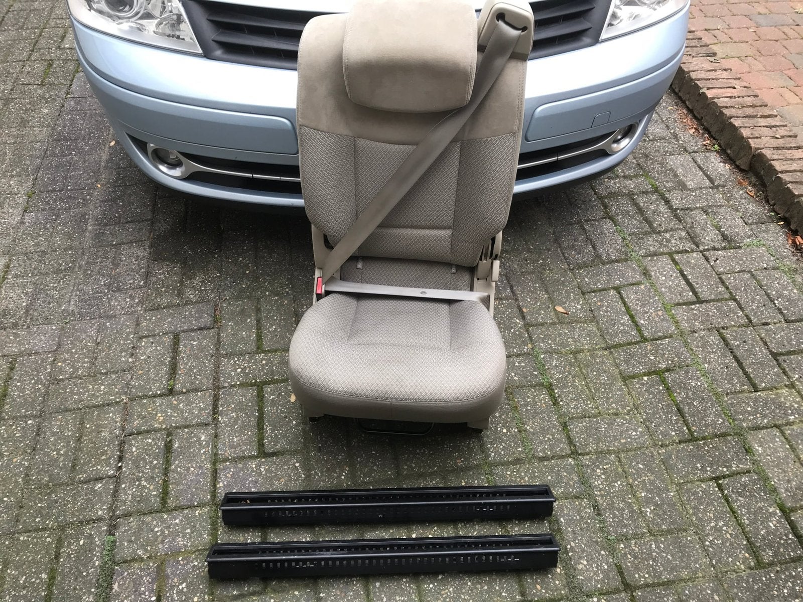 Mooie Stoel/Camperstoel uitneembaar met gordel/isofix/rails, Ophalen, Gebruikt, Triumph