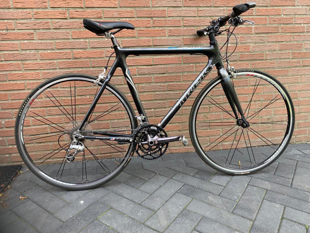 Trek carbon race fiets, Fietsen en Brommers, Fietsen | Heren | Sportfietsen en Toerfietsen, Ophalen, Zo goed als nieuw, Meer dan 20 versnellingen