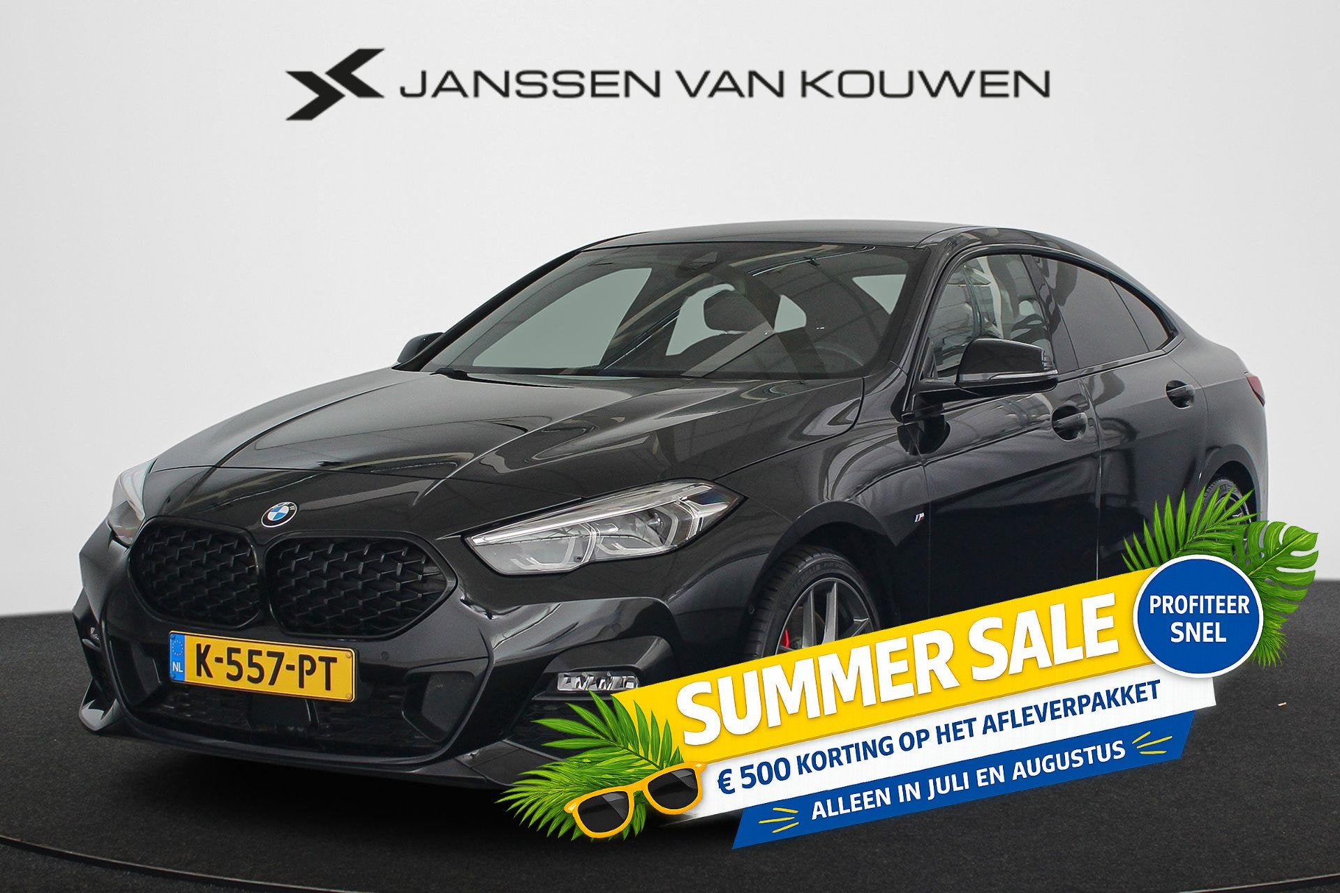 BMW 2-serie Gran Coupé 218i High Executive Edition M Sport, Auto's, BMW, 136 pk, Gebruikt, 1350 kg, Leder en Stof
