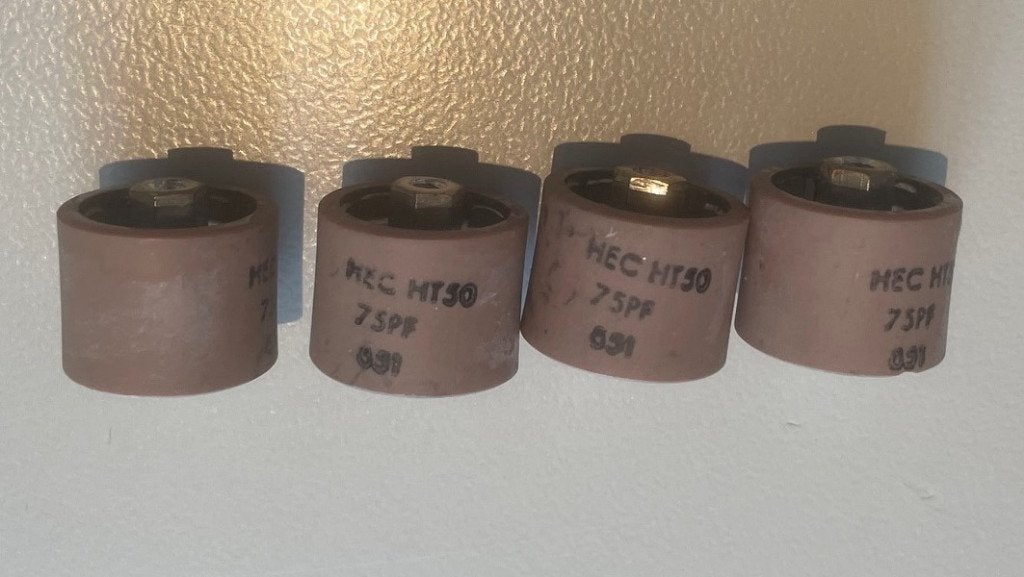 75pF Condensator HEC HT50, Ophalen of Verzenden, Zo goed als nieuw