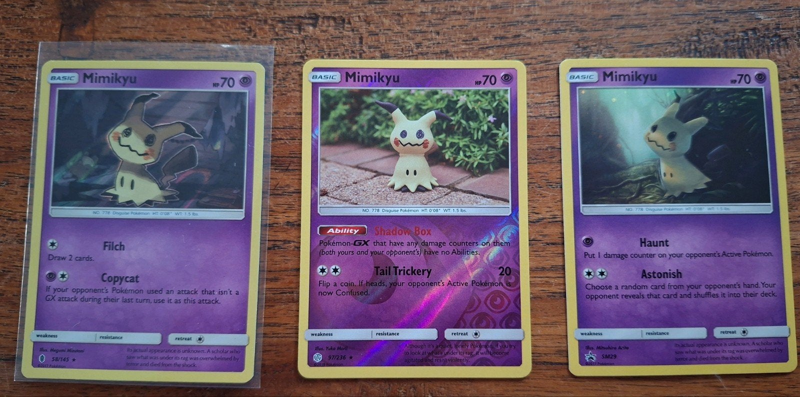 Setje Mimikyu kaarten, Ophalen of Verzenden, Meerdere kaarten
