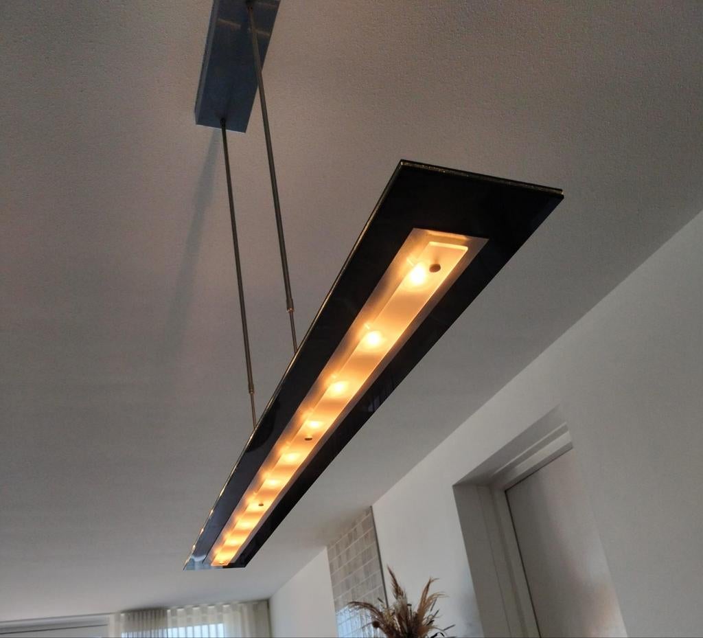 Tafel lamp, Ophalen, Zo goed als nieuw, Glas, Modern