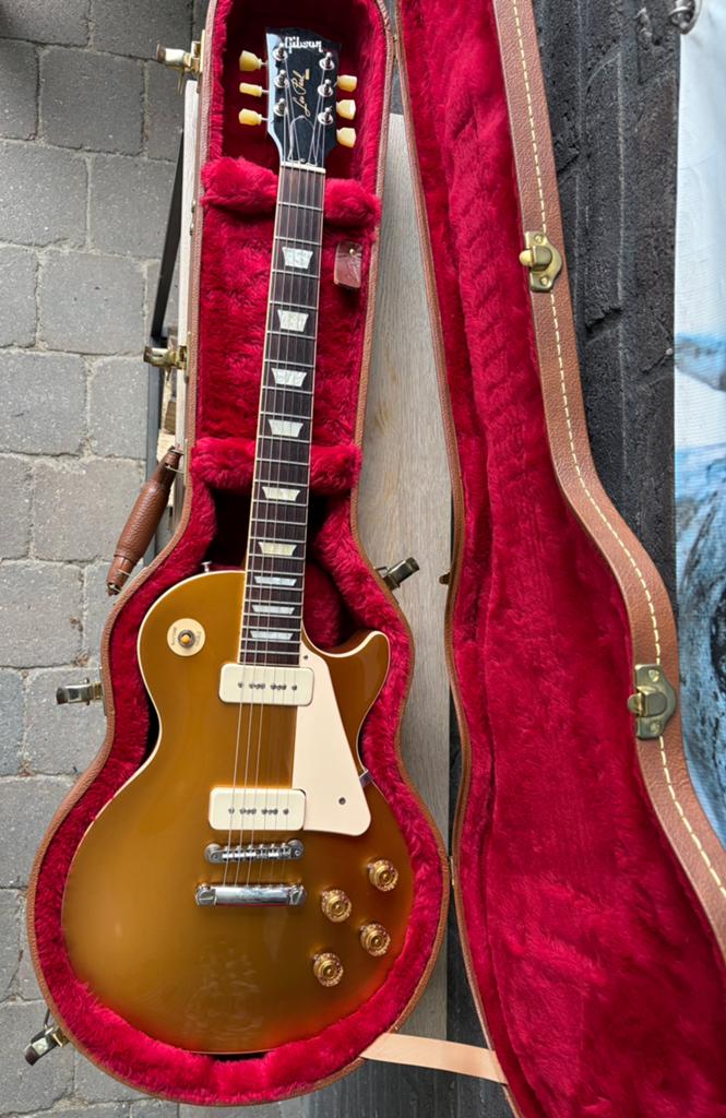 Goldtop Gibson ‘50s Standard P90, Muziek en Instrumenten, Ophalen, Zo goed als nieuw, Solid body, Gibson