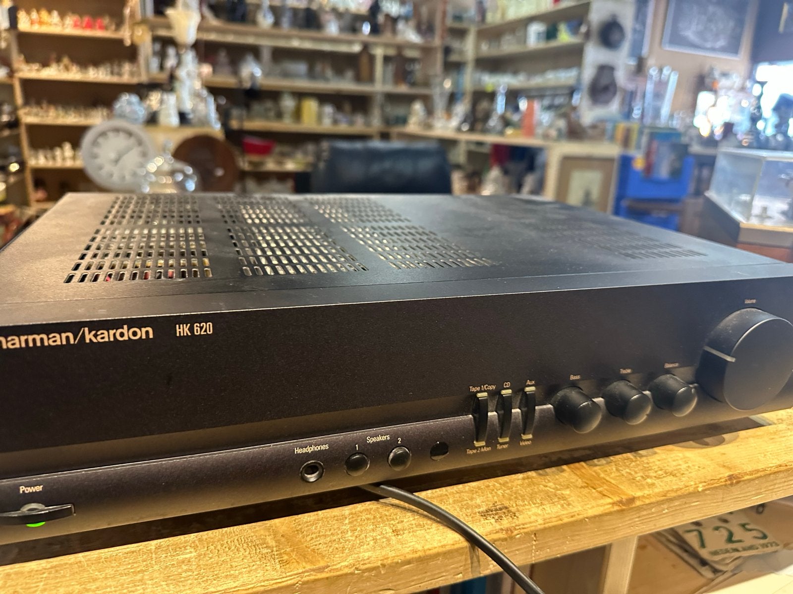 Harman/Kardon HK 620 Stereo Versterker - Vintage Audio, Gebruikt, C, 60 tot 120 watt, C