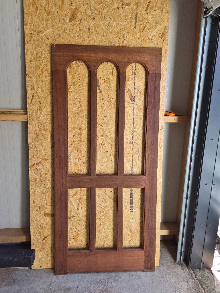 Hardhouten deur, Ophalen, Nieuw, Buitendeur, 200 tot 215 cm