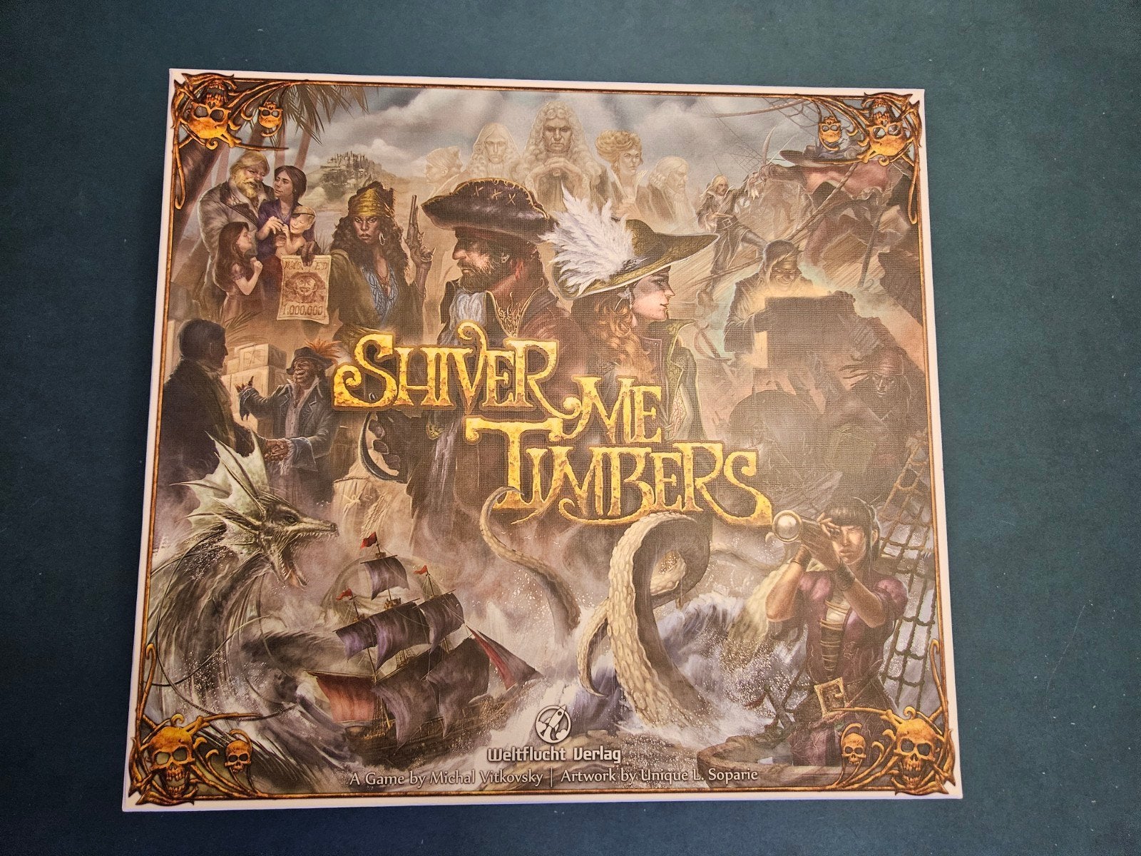 Shiver Me Timbers Bordspel - Piratenavontuur, Ophalen, Gebruikt, Weltflucht Verlag