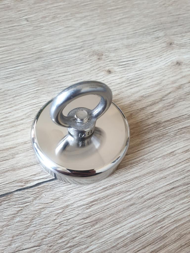Nieuwe vismagneet met een trekkracht van 150 KG magneet, Hobby en Vrije tijd, Metaaldetectors, Ophalen of Verzenden, Nieuw