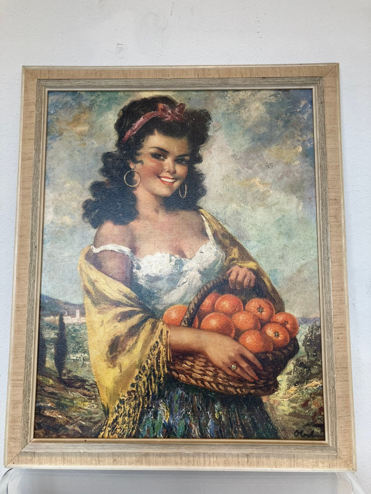 Vintage zigeuner prent. Jaren 60/70, Ophalen of Verzenden