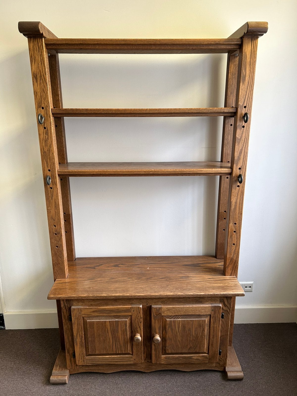 Eiken kast (vintage), Ophalen, 100 tot 150 cm, 150 tot 200 cm, 25 tot 50 cm