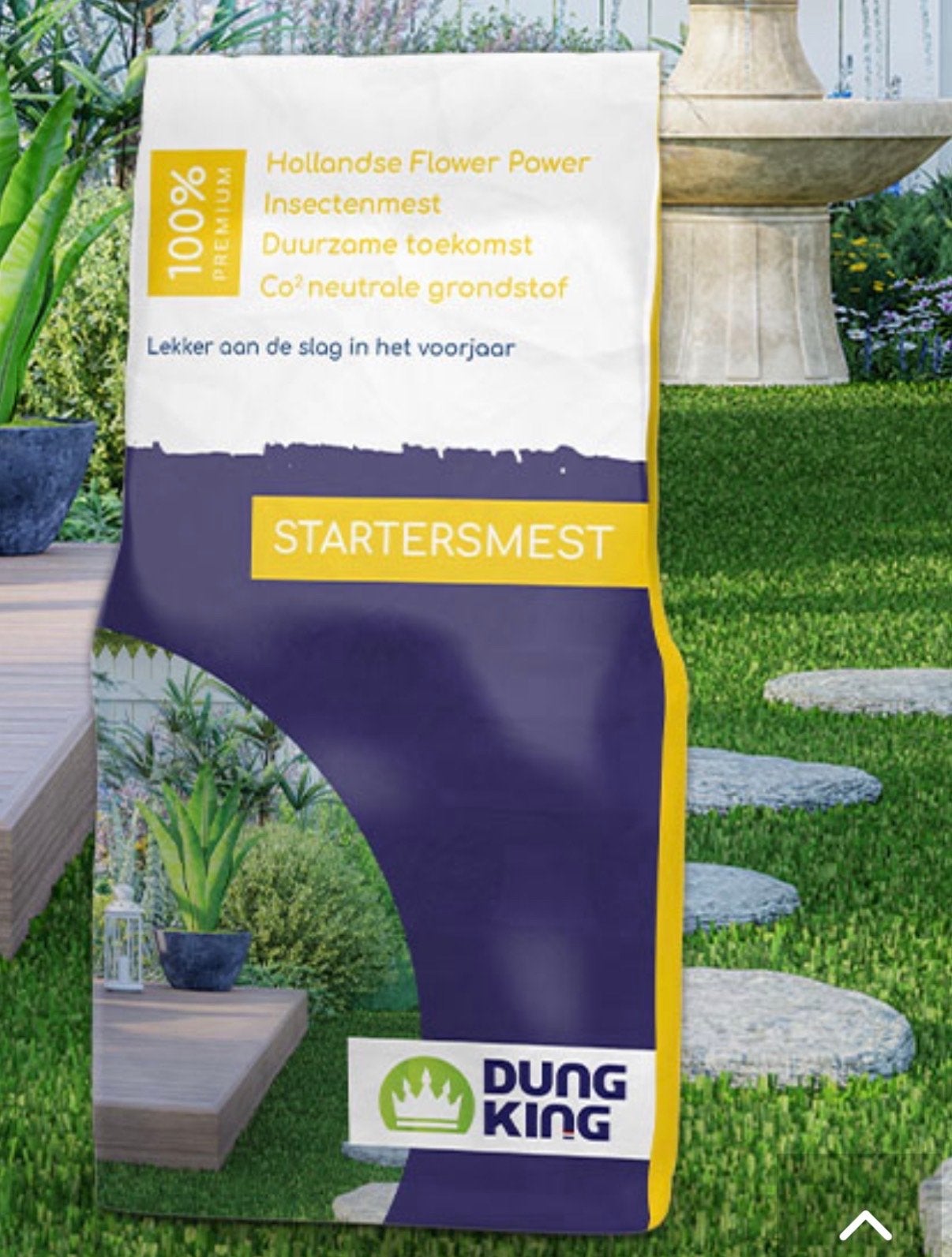 Gazonmest DungKing: 100% Made in Holland, Milieuvriendelijk, Tuin en Terras, Ophalen of Verzenden, Mest