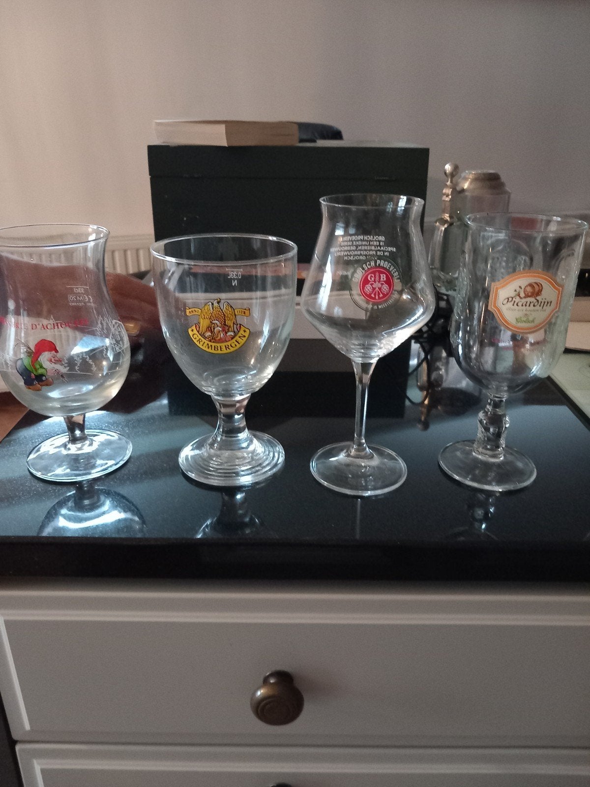 Diverse bierglazen collectie - Hoegaarden, Grolsch, Bavaria, Verzamelen, Ophalen of Verzenden, Zo goed als nieuw, Glas of Glazen
