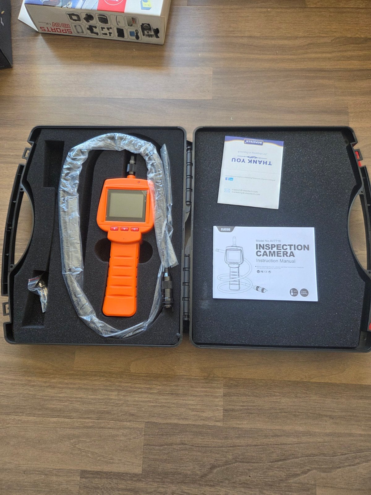 Depstech Inspectiecamera - Endoscoop met Scherm, Ophalen of Verzenden, Nieuw, Overige meters