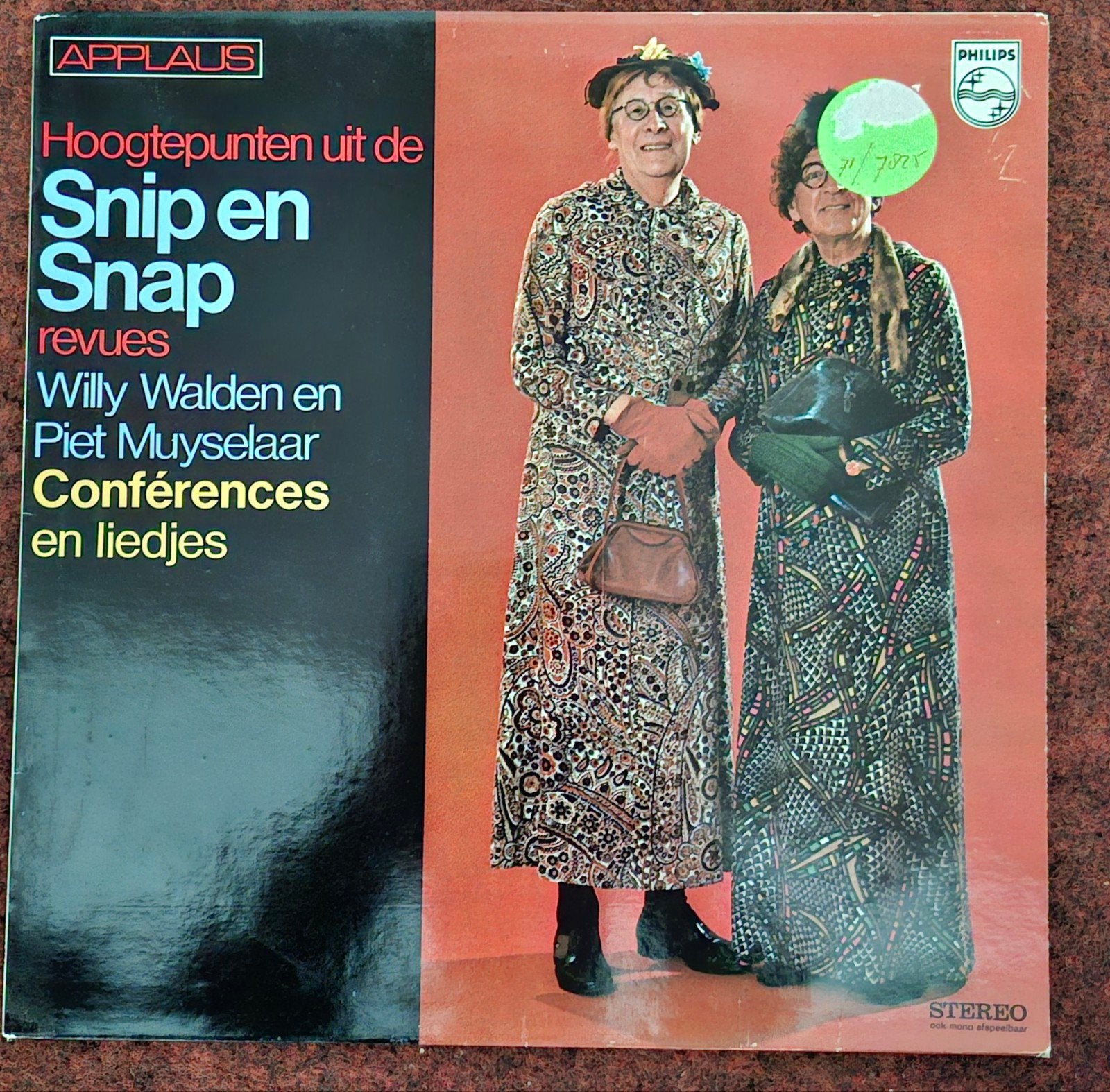 Hoogtepunten uit de Snip en Snap revues - Willy Walden, LP, Gebruikt, Originele persing, Ophalen of Verzenden