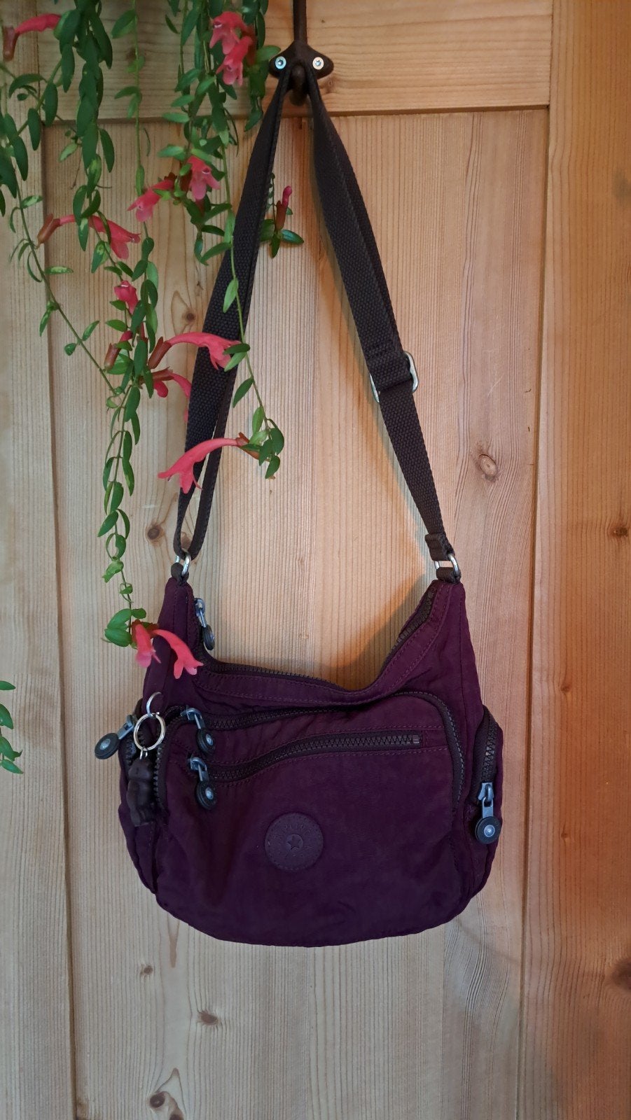 Schoudertas Gabbie Kipling, Ophalen, Zo goed als nieuw, Paars, Kipling