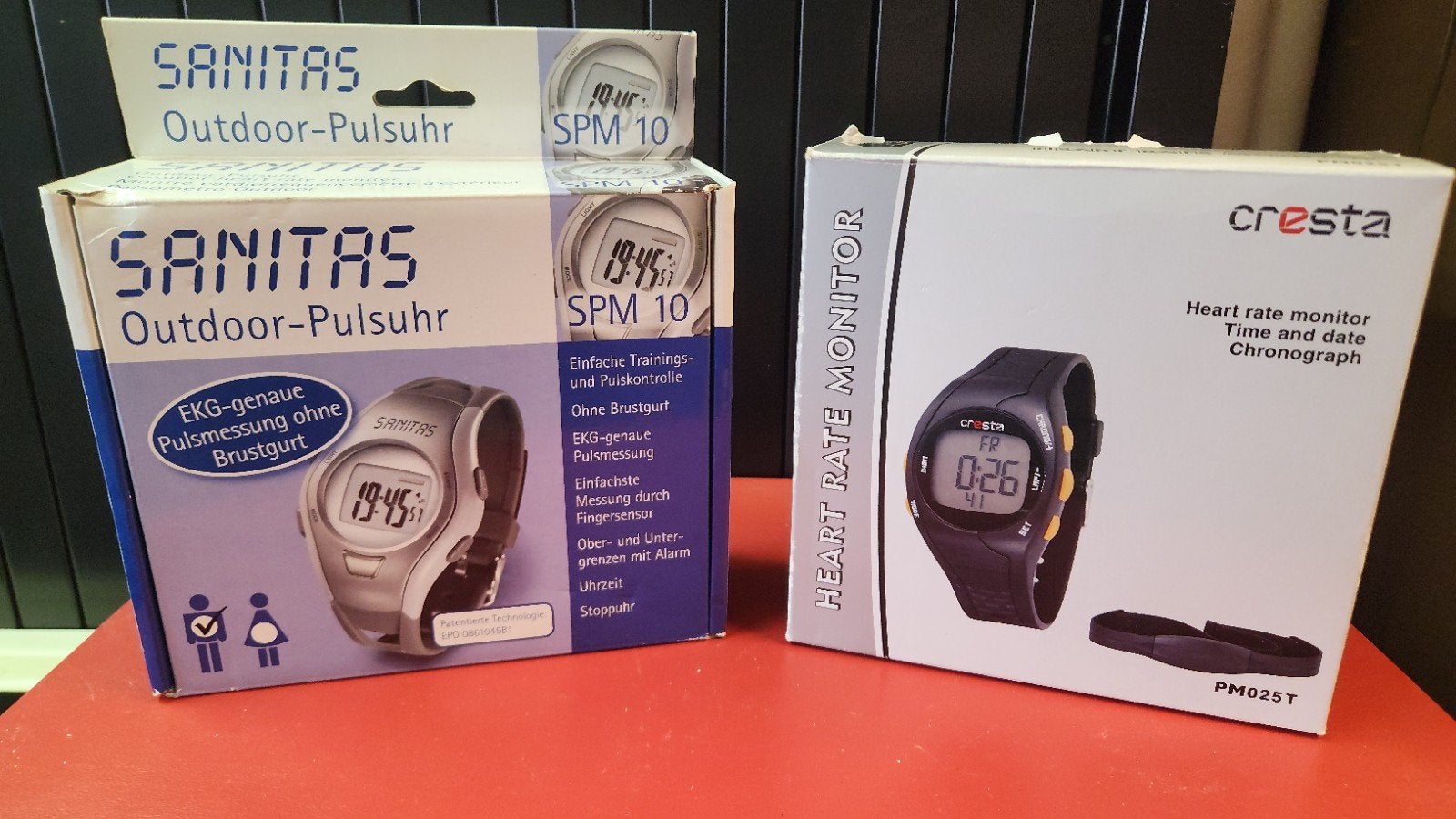 Sanitas & Cresta Hartslagmeters, Ophalen of Verzenden, Overige merken, Met borstriem