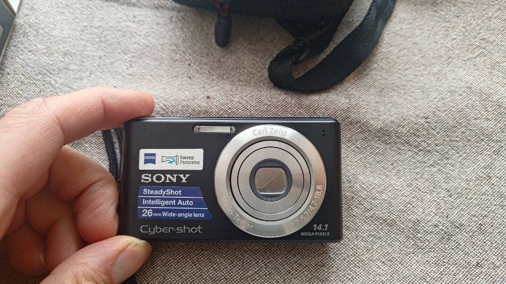 Sony Cybershot DSC-W530 - zwart - met accessoires, 14 megapixels, Handleiding, Ophalen of Verzenden, Zo goed als nieuw
