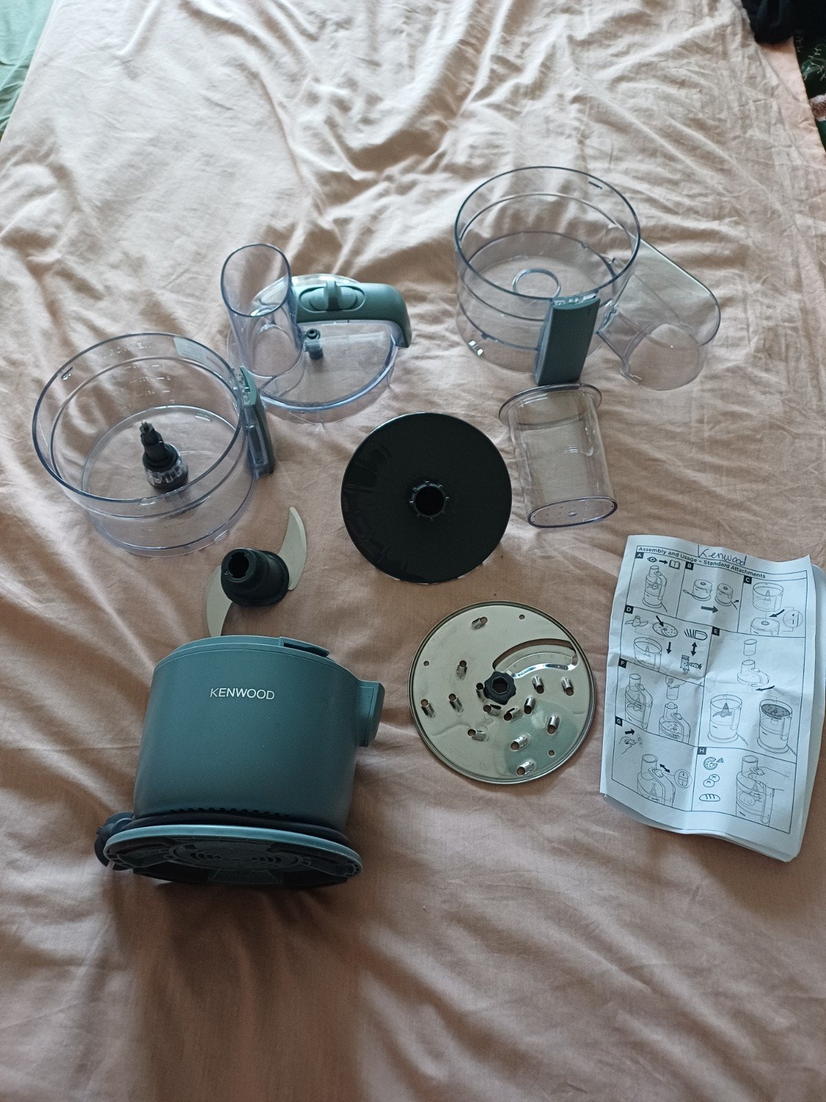 Kenwood FDP22 Foodprocessor, 1 tot 2 liter, Ophalen of Verzenden, Vaatwasserbestendig, 1 snelheid