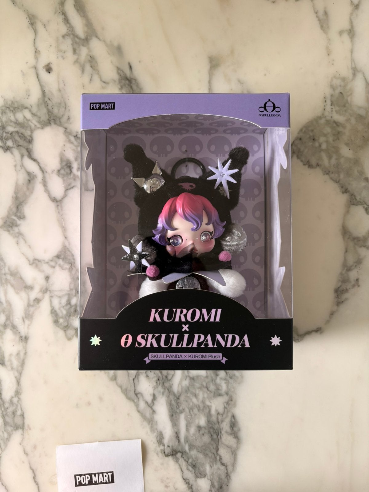 Pop Mart - Kuromi x Skullpanda Plush Hanger, Ophalen of Verzenden, Nieuw