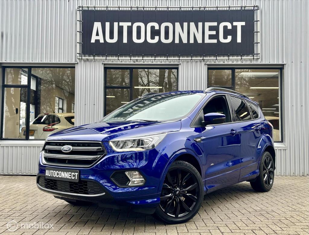 Ford Kuga 1.5 EcoBoost ST Line. NAVI, AFN. TREKHAAK, STOELVE, Auto's, Ford, Automaat, 4 cilinders, Blauw, 1586 kg