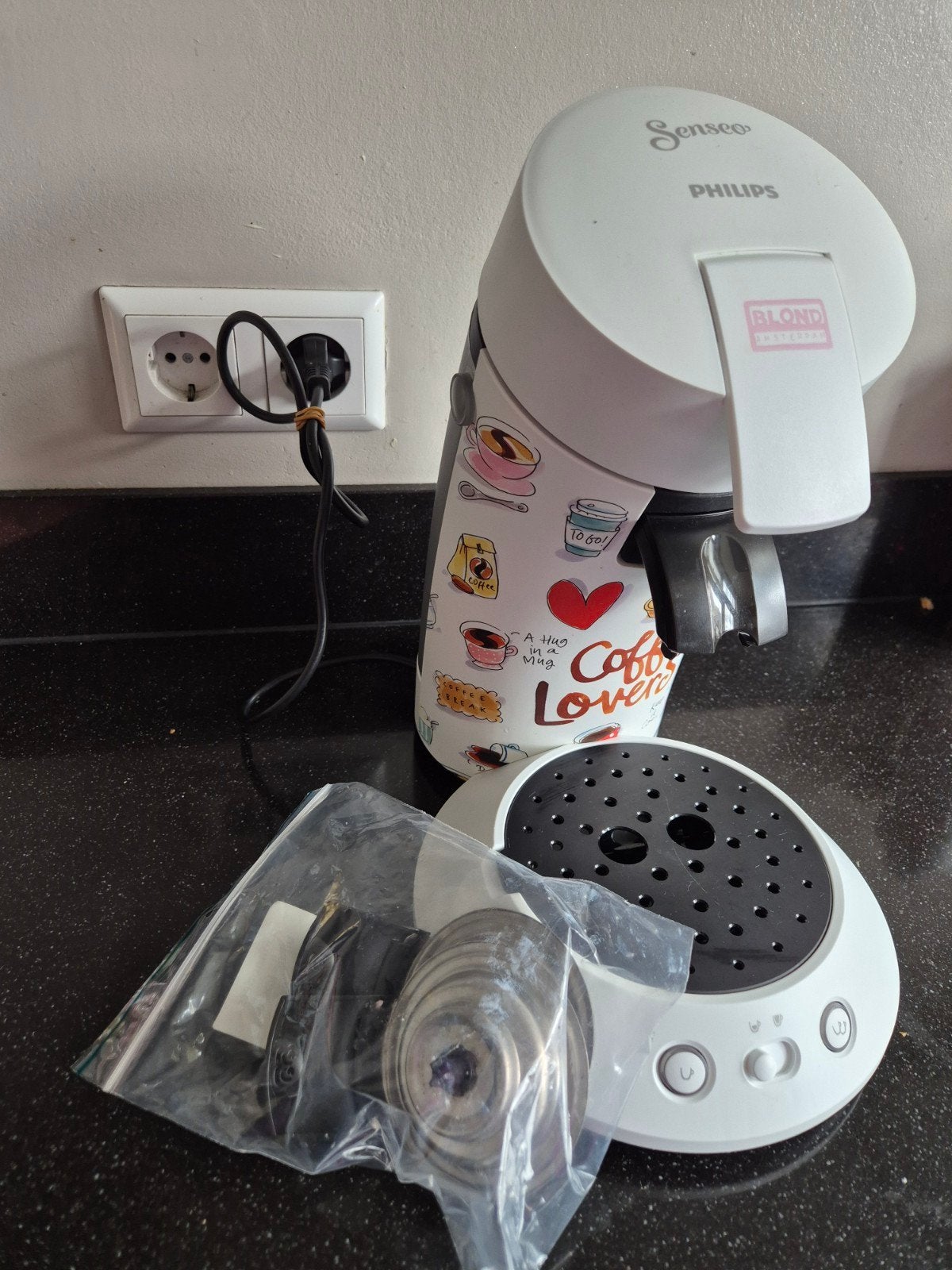 Blond Amsterdam Senseo koffiezetapparaat - Coffee Lovers, Witgoed en Apparatuur, Koffiezetapparaten, Koffiepads en cups, Koffiemachine