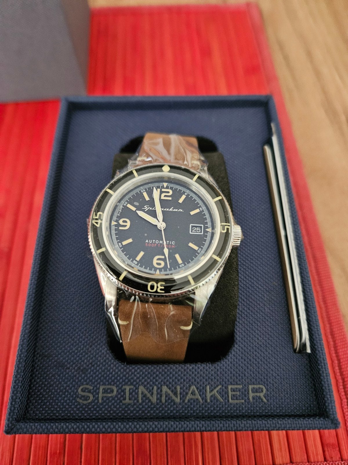 Spinnaker SP-5055-01 Automatic Duikhorloge - Nieuw, Overige merken, Leer, Staal, Polshorloge