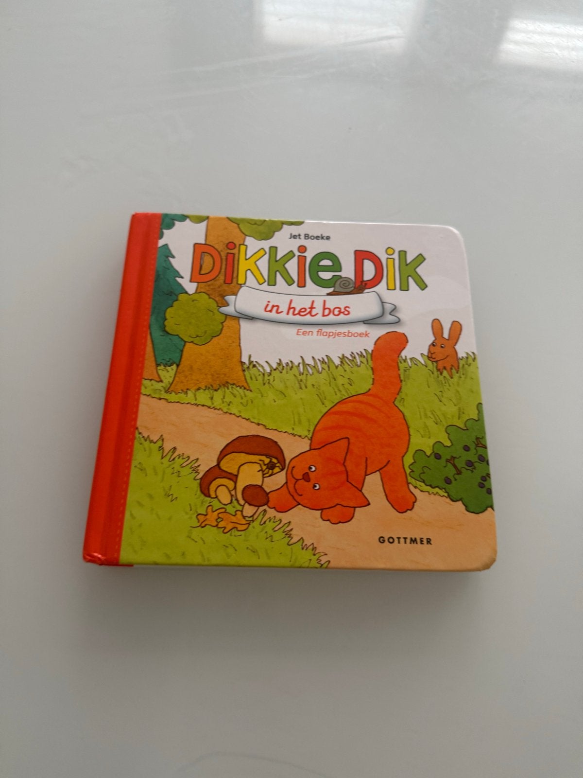 Dikkie Dik in het bos - Een flapjesboek, Boeken, Ophalen of Verzenden, Zo goed als nieuw, Uitklap-, Voel- of Ontdekboek, 2 tot 3 jaar