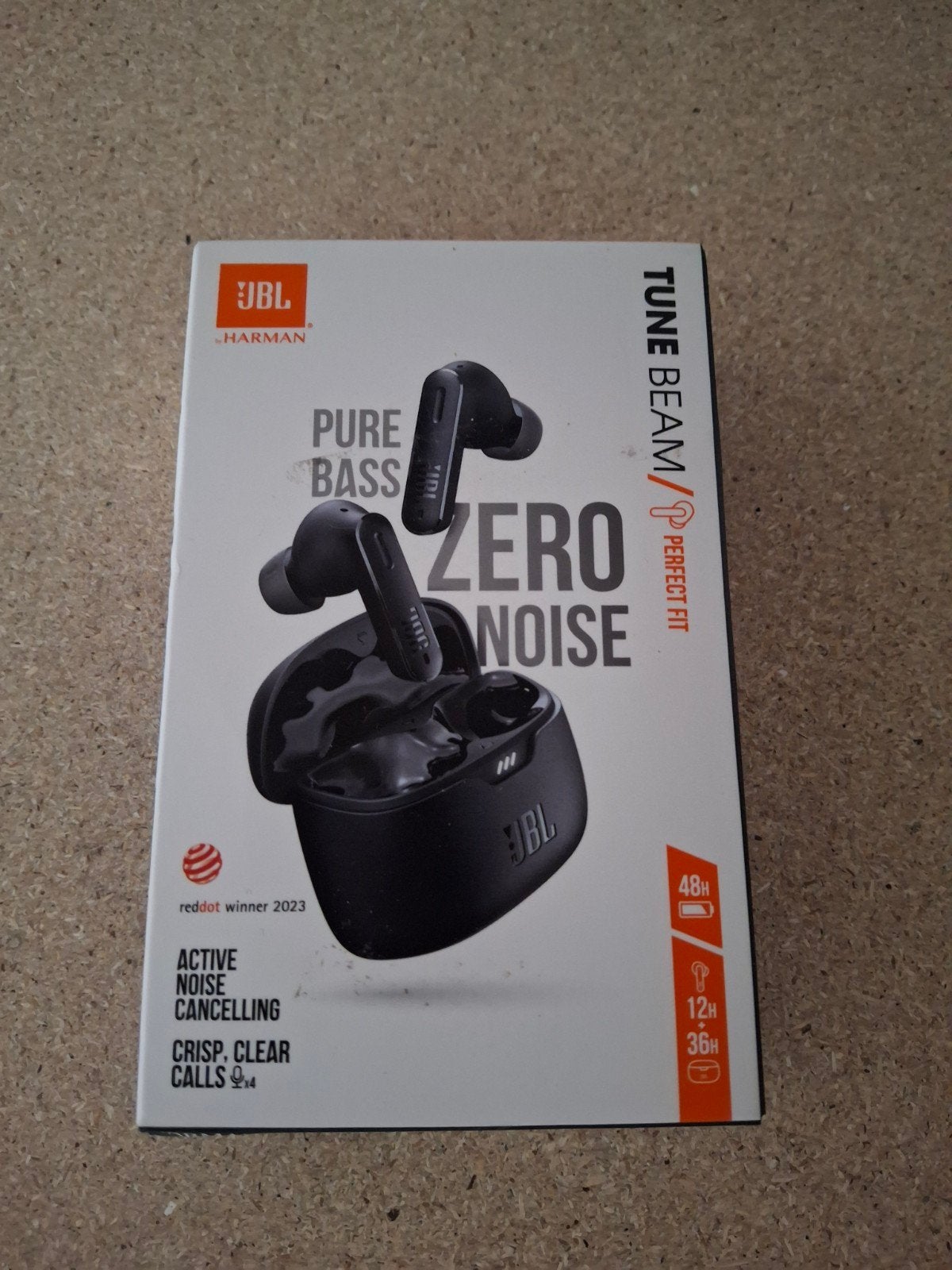 JBL Tune Beam TWS Draadloze Oordopjes met Noise Cancelling, Ophalen of Verzenden