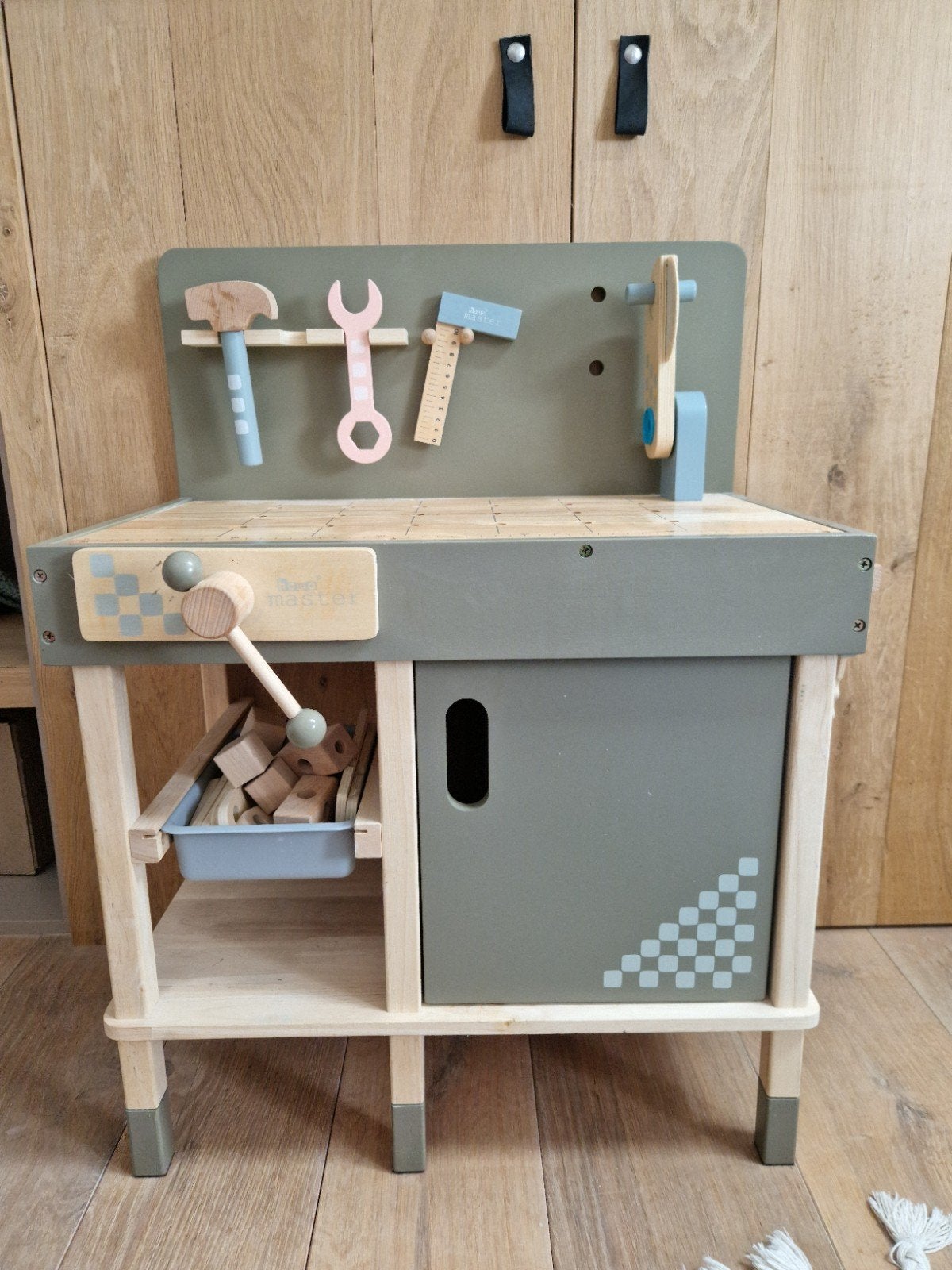Howa Houten Kinder Werkbank met Accessoires, Kinderen en Baby's, Ophalen, Gebruikt, Meubelstuk of Keukentje