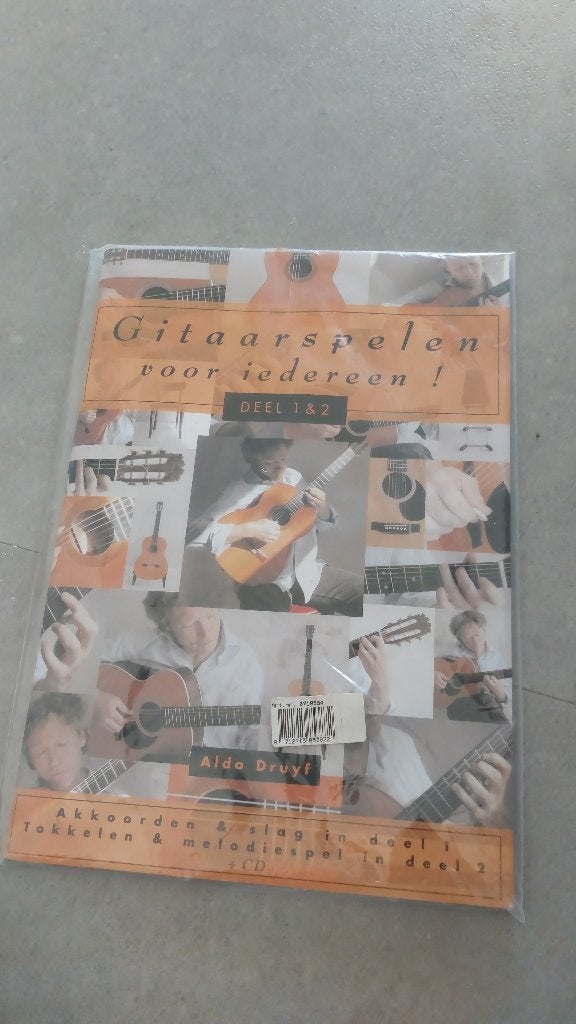 Gitaarspelen voor Iedereen, deel 1 en 2 + CD, Gitaar, Les of Cursus, Nieuw, Ophalen of Verzenden