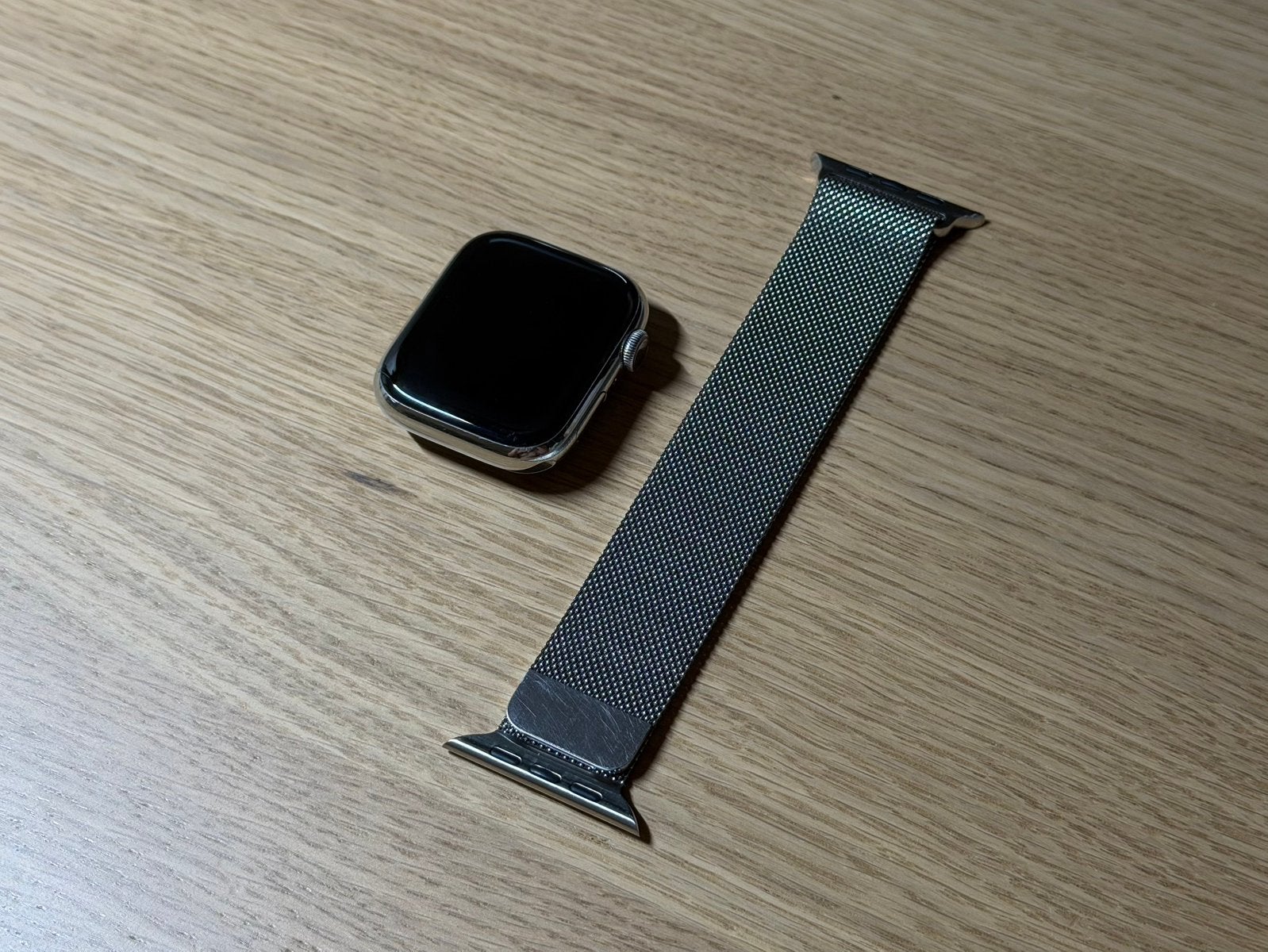 Apple Watch Series 7 - 45 mm - Stainless Steel, Sieraden, Tassen en Uiterlijk, IOS, Ophalen of Verzenden, Zo goed als nieuw, Waterdicht