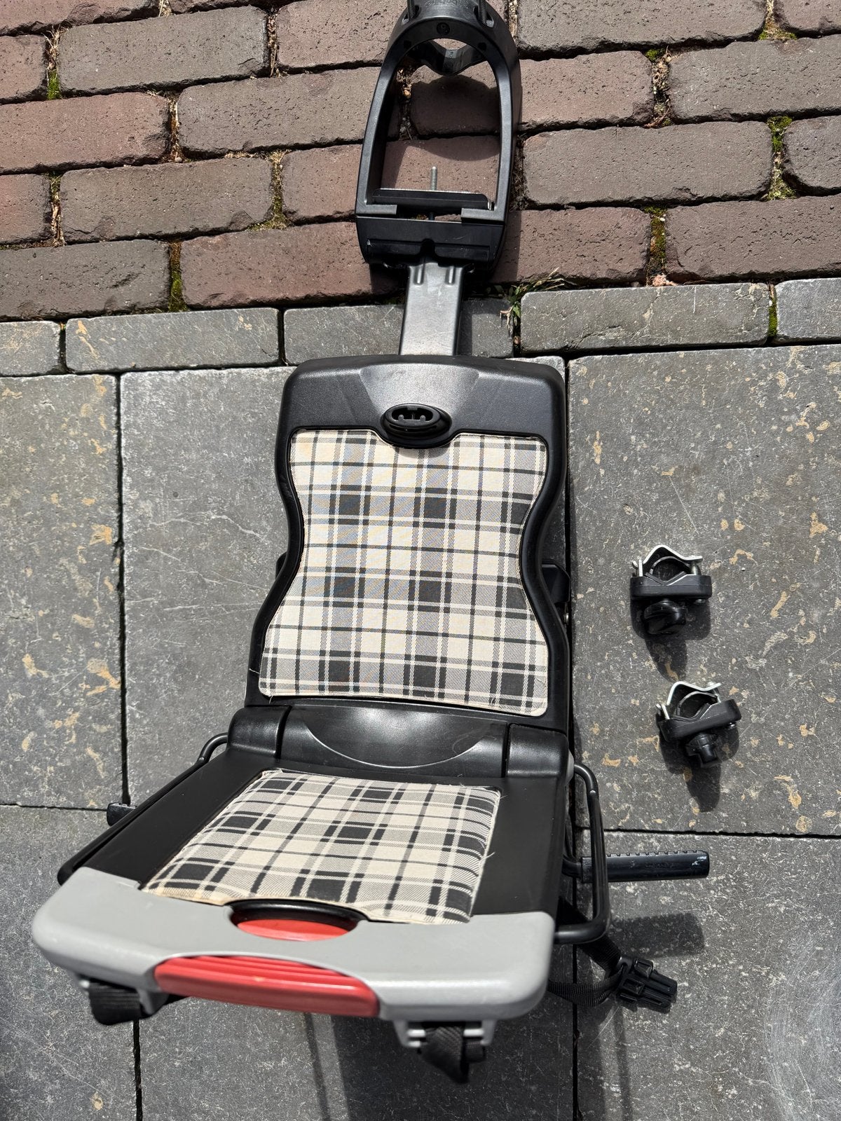 Bobike Junior achterzitje, Fietsen en Brommers, Fietsaccessoires | Fietsstoeltjes, Ophalen, Achterzitje, 15 t/m 36 kg, Gebruikt