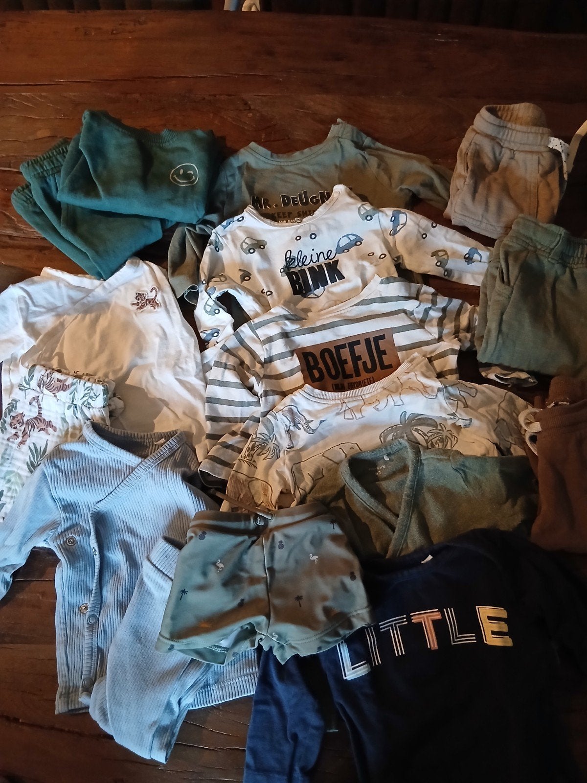 maat 62 kledingpakket jongens, Kinderen en Baby's, Ophalen of Verzenden, Zo goed als nieuw, Maat 62
