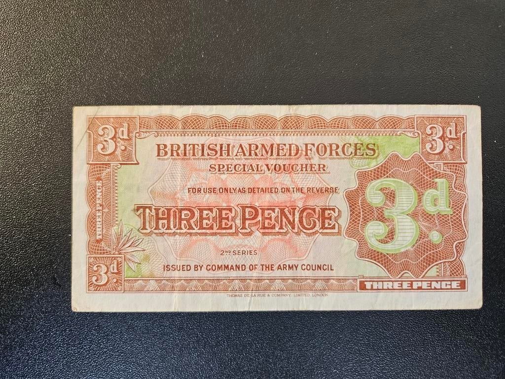 Engeland BAF pick M16b 1948, Ophalen of Verzenden, Overige landen, Los biljet