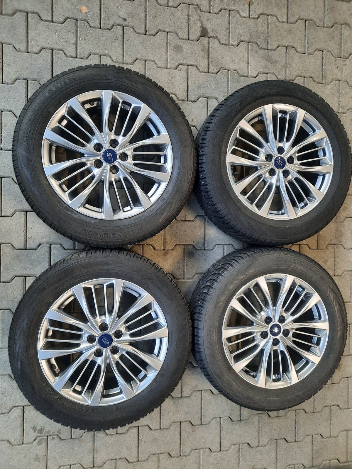 ZGAN 18 inch velgen 5×108 OEM FORD KUGA 3 VOLVO WINTERSETJE, 18 inch, Gebruikt, Banden en Velgen, Personenwagen