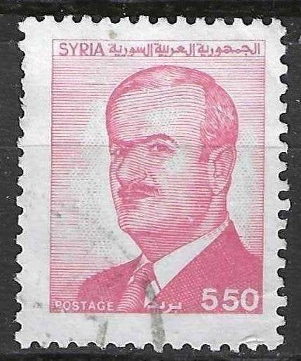 Syrie 1987 - Yvert 812 - Hafiz al-Assad - 550 pi. (ST), Verzenden, Gestempeld, Midden-Oosten