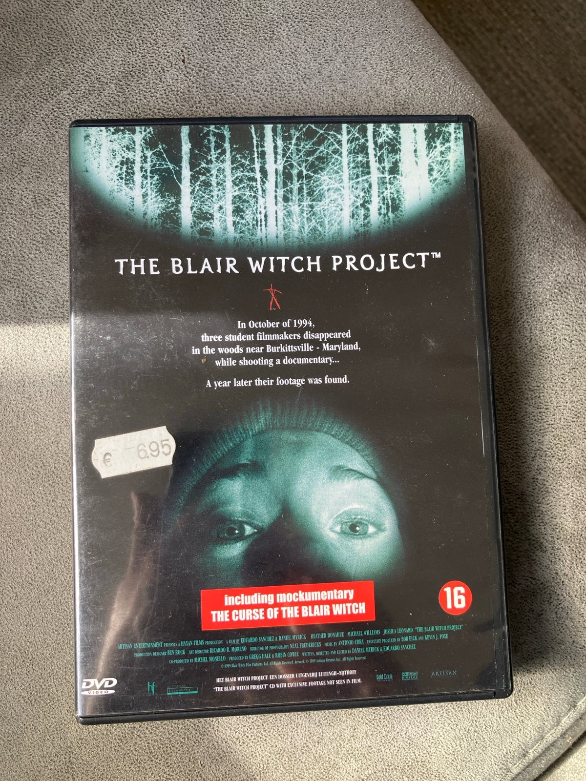 The Blair Witch Project DVD - Horrorfilm, Psychologisch, Vanaf 16 jaar, Nederlands, Ophalen of Verzenden