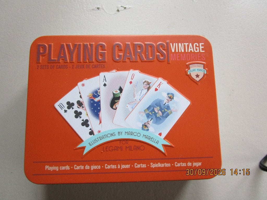 vintage playing cards, Ophalen of Verzenden, Nieuw, Speelkaart(en)