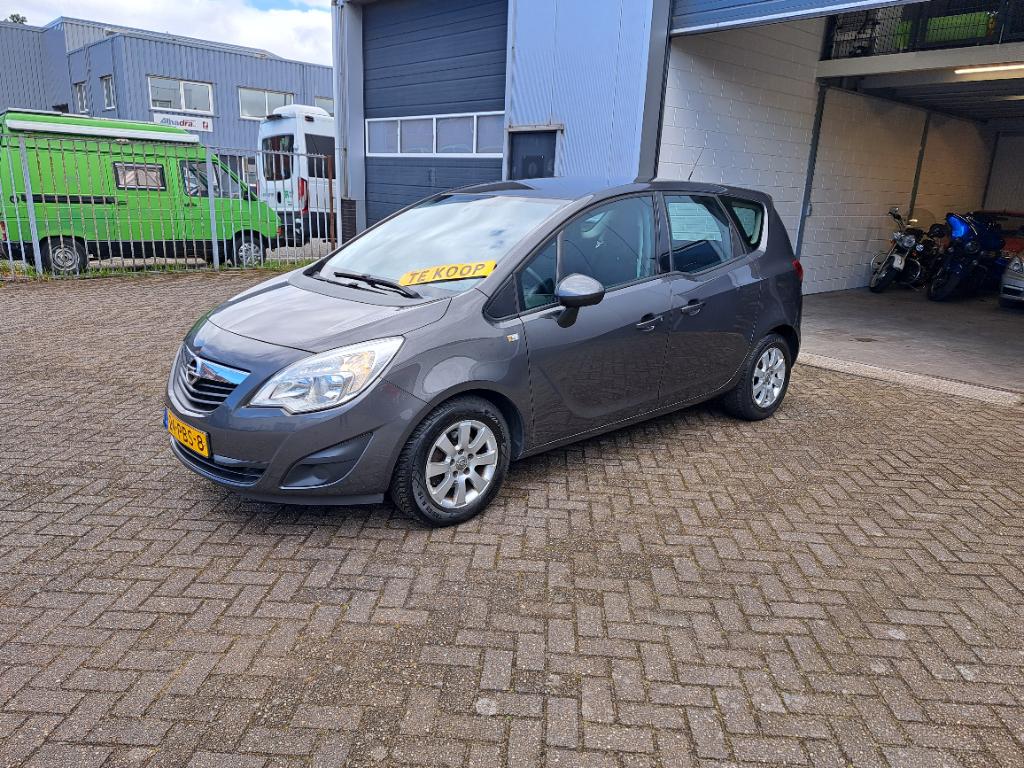 Opel Meriva 1.4 Turbo 88KW 2011 Grijs, Auto's, Opel, Voorwielaandrijving, Stof, Zwart, 4 cilinders