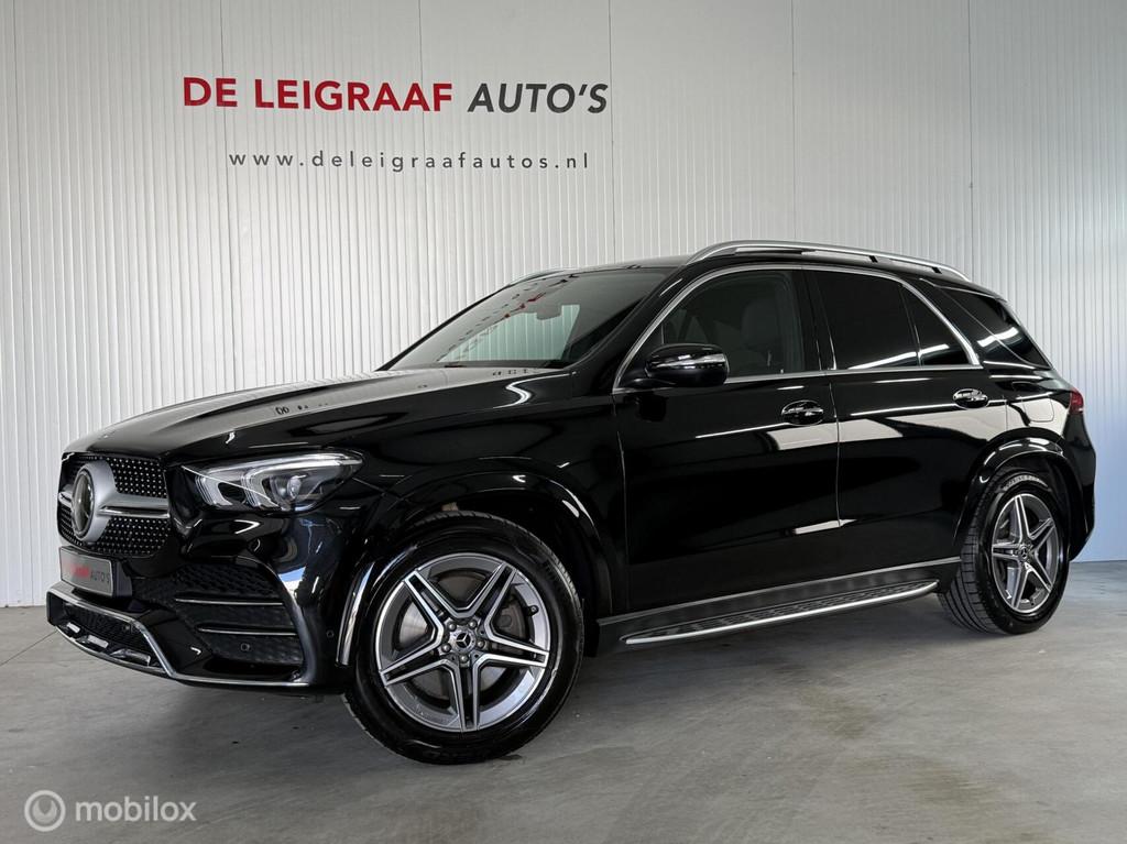 Mercedes GLE 350de hybrid grijs kenteken [AMG-line,lucht,350, Auto's, Automaat, Gebruikt, Zwart, Bedrijf