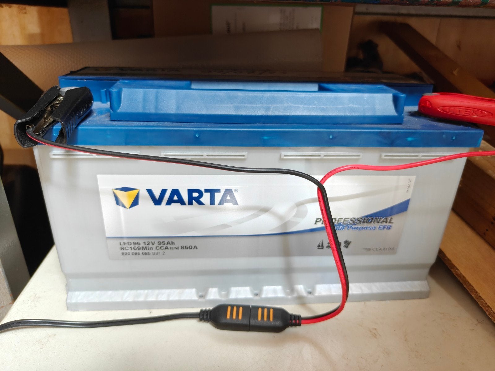 Varta Professional EFB accu 95Ah (Gebruikt), Gebruikt, Universele onderdelen