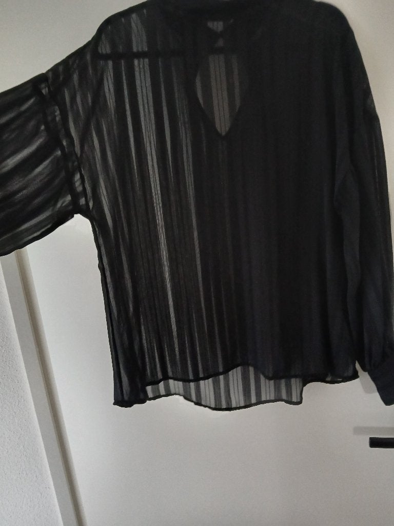 Blouse maat 44   46, Kleding | Dames, Blouses en Tunieken, Ophalen of Verzenden, Zo goed als nieuw, Maat 42/44 (L), Zwart
