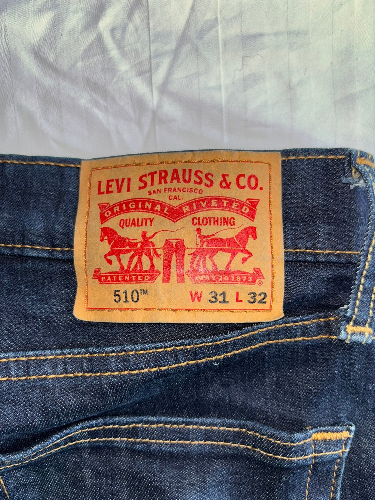 Levi’s Jeans W 31 L 32 spijkerbroek, Ophalen, Zo goed als nieuw, Blauw, W33 - W34 (confectie 48/50)