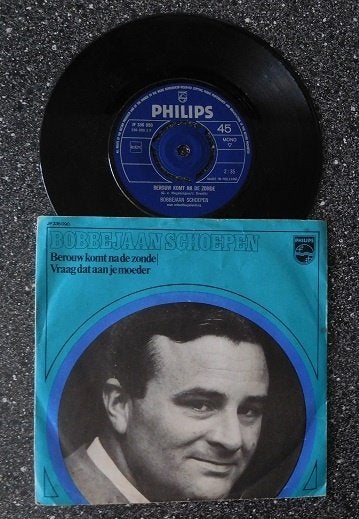 Bobbejaan Schoepen - berouw komt na de zonde, Cd's en Dvd's, Ophalen of Verzenden, Zo goed als nieuw, 7 inch, Levenslied of Smartlap
