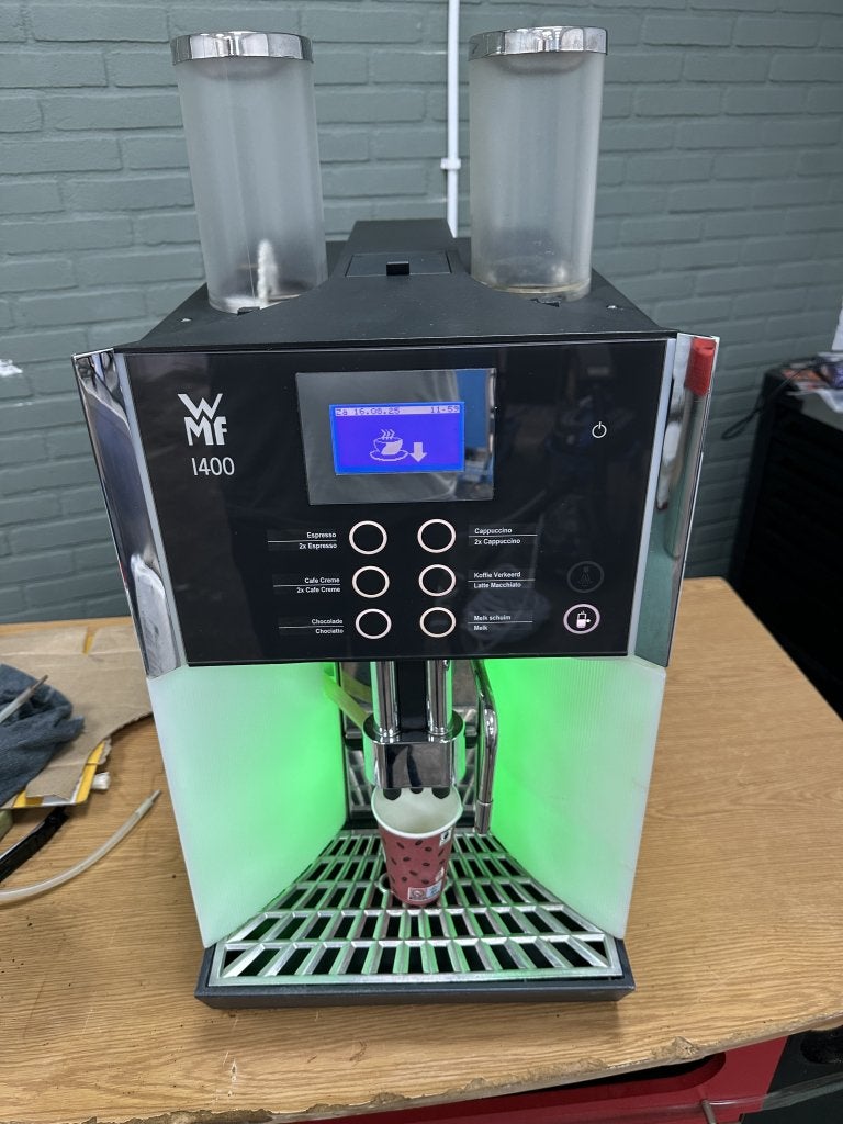 Koffiemachine Wmf Presto (1400) met waterbak, Witgoed en Apparatuur, Niet ingevuld, Afneembaar waterreservoir, Espresso apparaat