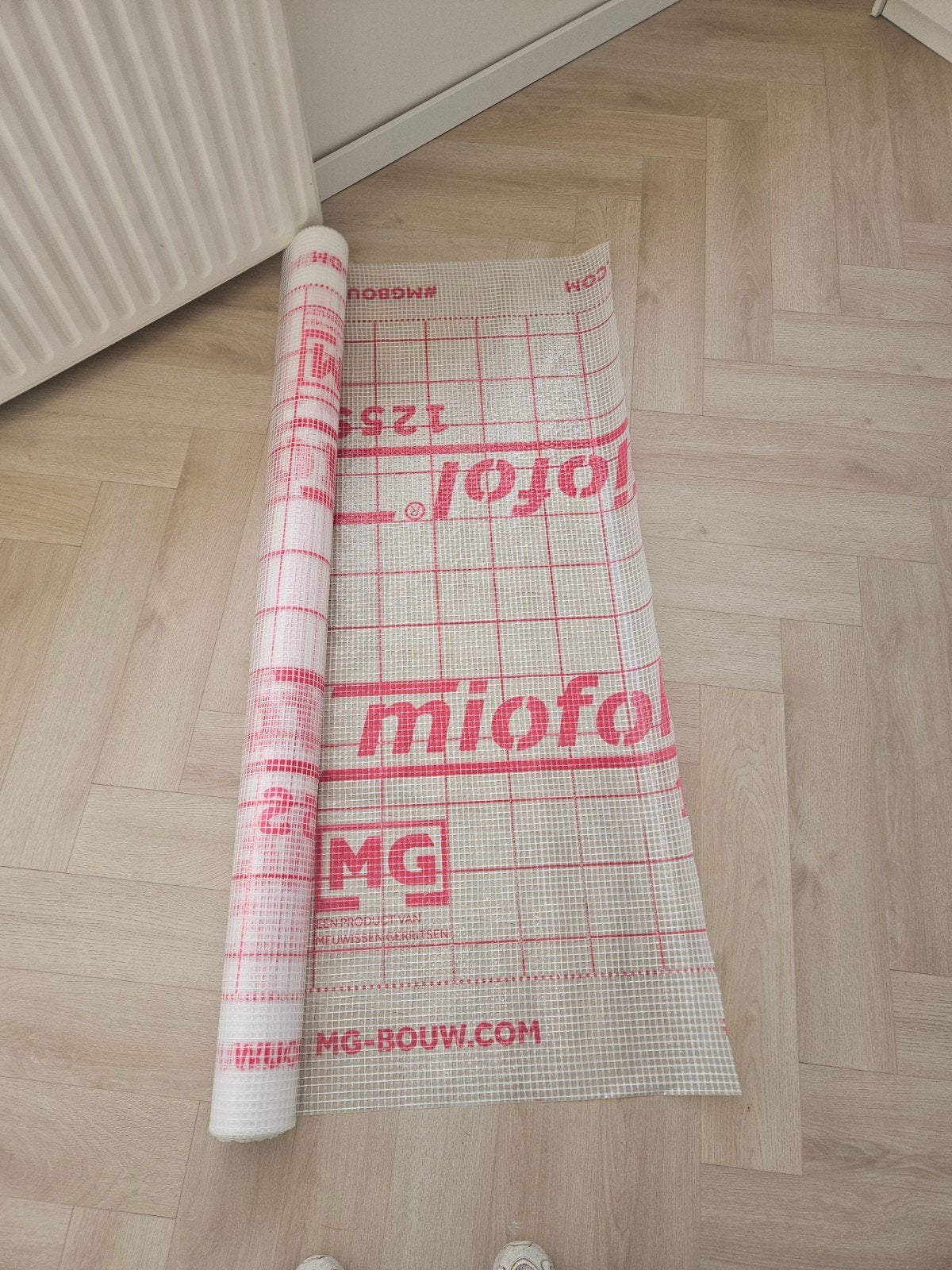 Miofol 125S damp-open folie, dampdoorlatend, Ophalen, Zo goed als nieuw, Folie