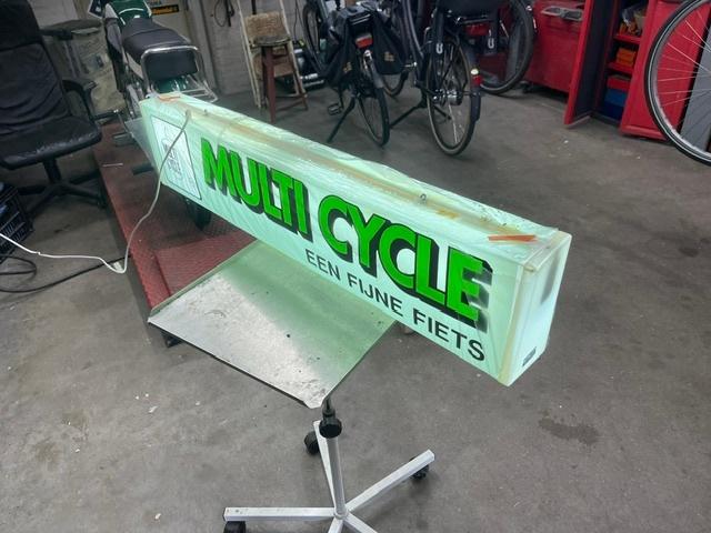 lichtbak Multicycle nieuw, Verzamelen, Merken en Reclamevoorwerpen, Ophalen, Nieuw, Lichtbak of (neon) lamp