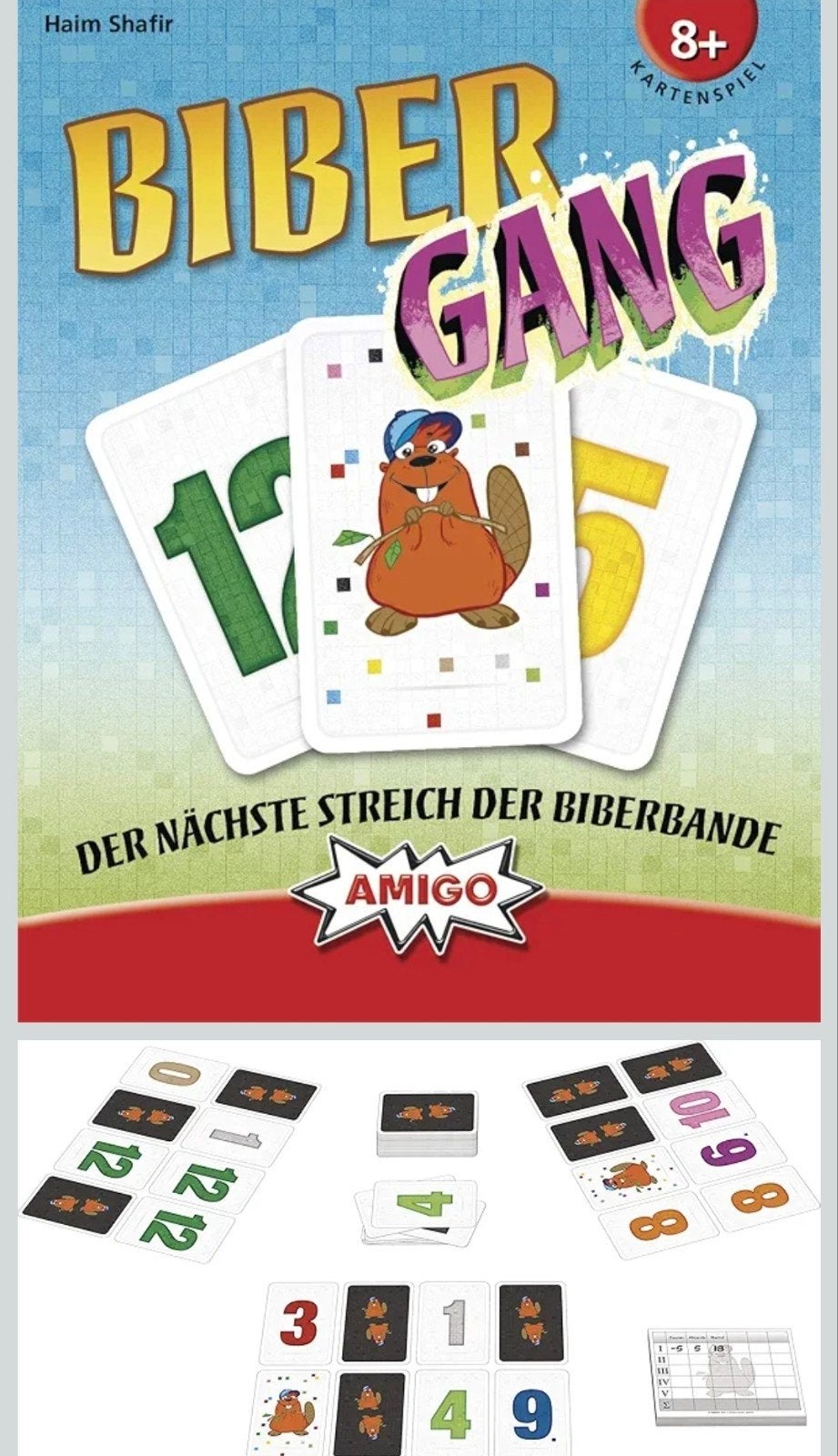 Bever Gang kaartspel: Leuk en makkelijk voor iedereen!, Vijf spelers of meer, Ophalen of Verzenden, Nieuw, Amigo