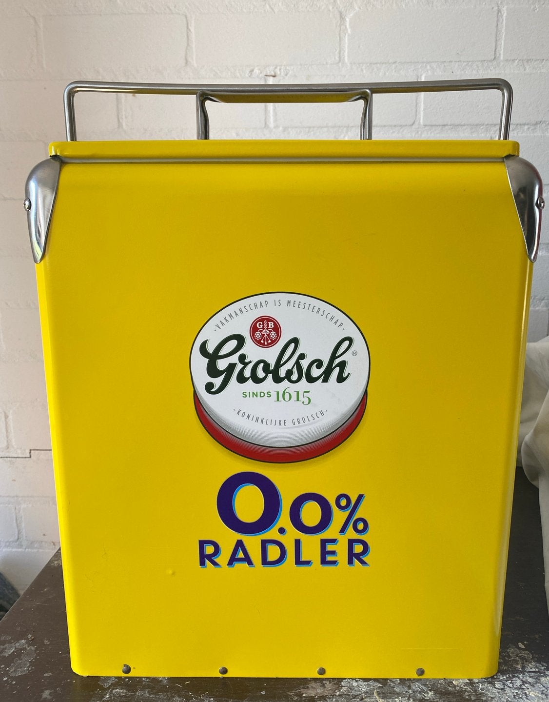 Grolsch 0.0% Radler Koelbox - Geel, Ophalen, Zo goed als nieuw, Koelbox, Koelelement